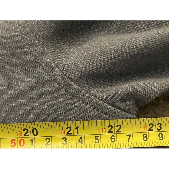 Van Heusen Flex 1/4 Quarter Zipper Long Sleeve Pullover Shirt Gray Medium JBHS - Picture 6 of 8